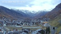 Archiv Foto Webcam Zermatt: Blick auf das Dorf 06:00