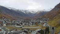 Archiv Foto Webcam Zermatt: Blick auf das Dorf 08:00