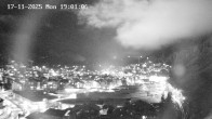 Archiv Foto Webcam Zermatt: Blick auf das Dorf 18:00