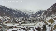 Archiv Foto Webcam Zermatt: Blick auf das Dorf 09:00