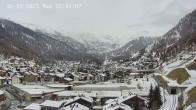 Archiv Foto Webcam Zermatt: Blick auf das Dorf 11:00
