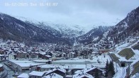 Archiv Foto Webcam Zermatt: Blick auf das Dorf 15:00