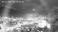 Archiv Foto Webcam Zermatt: Blick auf das Dorf 19:00