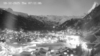 Archiv Foto Webcam Zermatt: Blick auf das Dorf 06:00