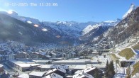 Archiv Foto Webcam Zermatt: Blick auf das Dorf 10:00