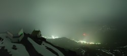 Archiv Foto Webcam Blickrichtung Arosa 01:00