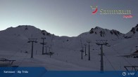 Archiv Foto Webcam Samnaun - Blickrichtung Viderjoch 02:00