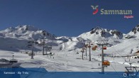 Archiv Foto Webcam Samnaun - Blickrichtung Viderjoch 12:00