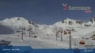 Archiv Foto Webcam Samnaun - Blickrichtung Viderjoch 08:00