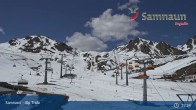 Archiv Foto Webcam Samnaun - Blickrichtung Viderjoch 12:00