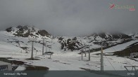 Archiv Foto Webcam Samnaun - Blickrichtung Viderjoch 07:00