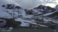 Archiv Foto Webcam Samnaun - Blickrichtung Viderjoch 18:00