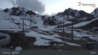 Archiv Foto Webcam Samnaun - Blickrichtung Viderjoch 20:00