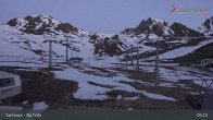 Archiv Foto Webcam Samnaun - Blickrichtung Viderjoch 04:00