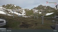 Archiv Foto Webcam Samnaun - Blickrichtung Viderjoch 07:00