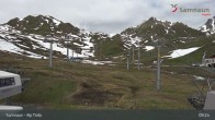 Archiv Foto Webcam Samnaun - Blickrichtung Viderjoch 08:00