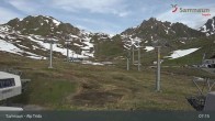 Archiv Foto Webcam Samnaun - Blickrichtung Viderjoch 06:00