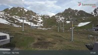 Archiv Foto Webcam Samnaun - Blickrichtung Viderjoch 07:00