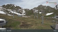 Archiv Foto Webcam Samnaun - Blickrichtung Viderjoch 08:00