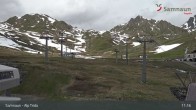Archiv Foto Webcam Samnaun - Blickrichtung Viderjoch 10:00