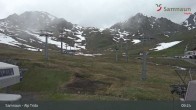 Archiv Foto Webcam Samnaun - Blickrichtung Viderjoch 08:00
