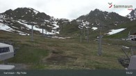 Archiv Foto Webcam Samnaun - Blickrichtung Viderjoch 18:00