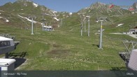 Archiv Foto Webcam Samnaun - Blickrichtung Viderjoch 08:00