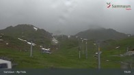 Archiv Foto Webcam Samnaun - Blickrichtung Viderjoch 18:00