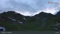 Archiv Foto Webcam Samnaun - Blickrichtung Viderjoch 20:00