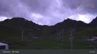 Archiv Foto Webcam Samnaun - Blickrichtung Viderjoch 02:00