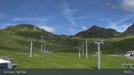 Archiv Foto Webcam Samnaun - Blickrichtung Viderjoch 08:00