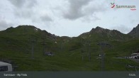 Archiv Foto Webcam Samnaun - Blickrichtung Viderjoch 12:00