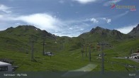 Archiv Foto Webcam Samnaun - Blickrichtung Viderjoch 14:00