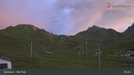 Archiv Foto Webcam Samnaun - Blickrichtung Viderjoch 23:00