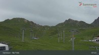 Archiv Foto Webcam Samnaun - Blickrichtung Viderjoch 01:00