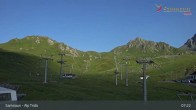 Archiv Foto Webcam Samnaun - Blickrichtung Viderjoch 06:00
