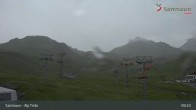Archiv Foto Webcam Samnaun - Blickrichtung Viderjoch 08:00