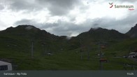 Archiv Foto Webcam Samnaun - Blickrichtung Viderjoch 14:00