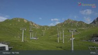 Archiv Foto Webcam Samnaun - Blickrichtung Viderjoch 07:00