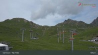 Archiv Foto Webcam Samnaun - Blickrichtung Viderjoch 08:00