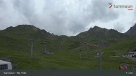 Archiv Foto Webcam Samnaun - Blickrichtung Viderjoch 10:00