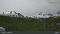 Archiv Foto Webcam Samnaun - Blickrichtung Viderjoch 08:00