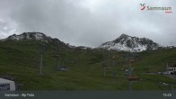 Archiv Foto Webcam Samnaun - Blickrichtung Viderjoch 14:00