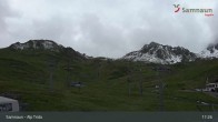 Archiv Foto Webcam Samnaun - Blickrichtung Viderjoch 16:00
