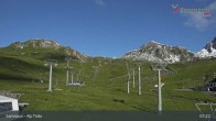 Archiv Foto Webcam Samnaun - Blickrichtung Viderjoch 07:00