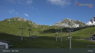 Archiv Foto Webcam Samnaun - Blickrichtung Viderjoch 08:00
