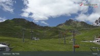 Archiv Foto Webcam Samnaun - Blickrichtung Viderjoch 13:00