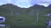 Archiv Foto Webcam Samnaun - Blickrichtung Viderjoch 04:00