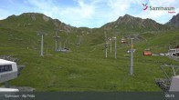 Archiv Foto Webcam Samnaun - Blickrichtung Viderjoch 08:00