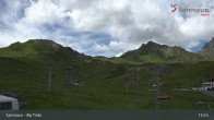 Archiv Foto Webcam Samnaun - Blickrichtung Viderjoch 12:00